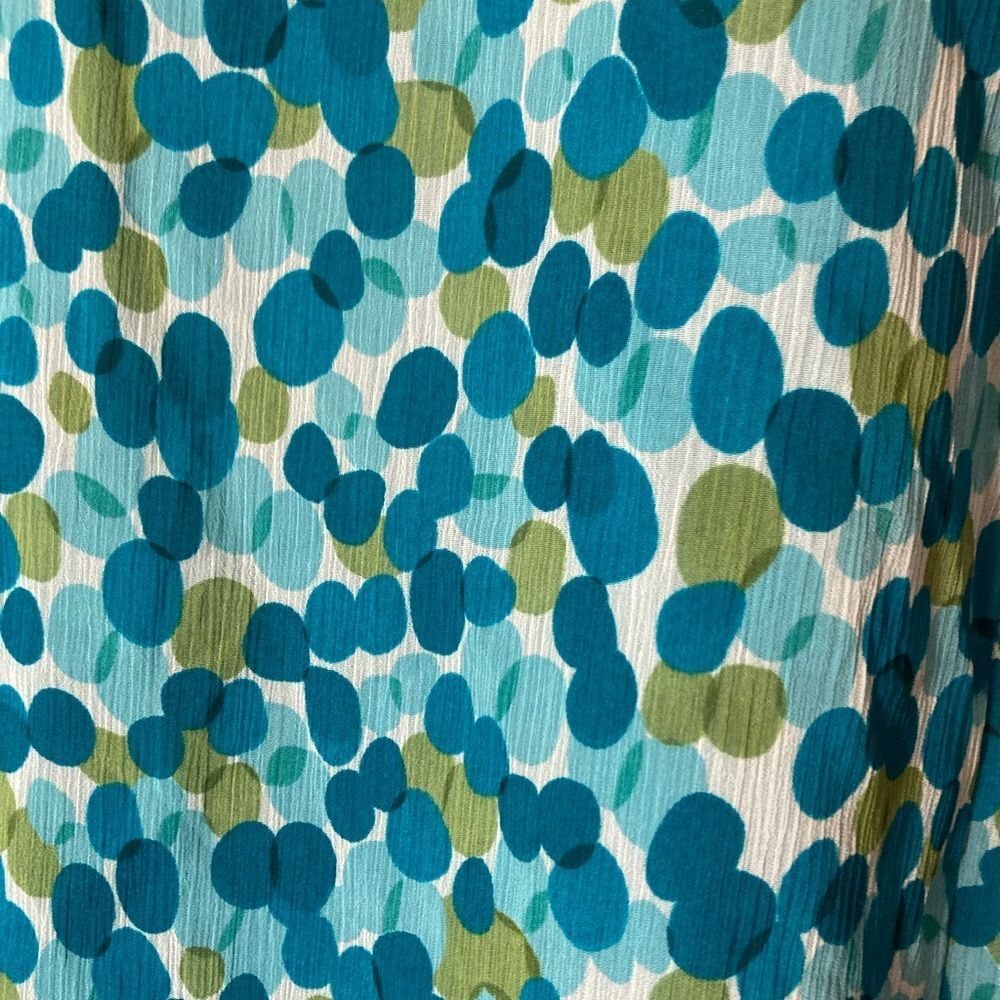 Ann Taylor Loft Teal and green Lightweight Dress - Picture 5 of 5